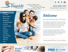 Tablet Screenshot of baysidedentistrynj.com